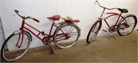 Two Vintage Bikes