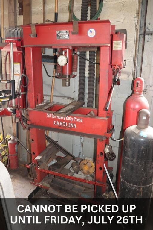 CAROLINA 50 TON PRESS