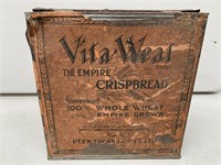 Paper Labelled Vita Wheat Tin