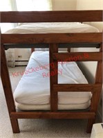 Childs Bunk Bed Frame with Matresses