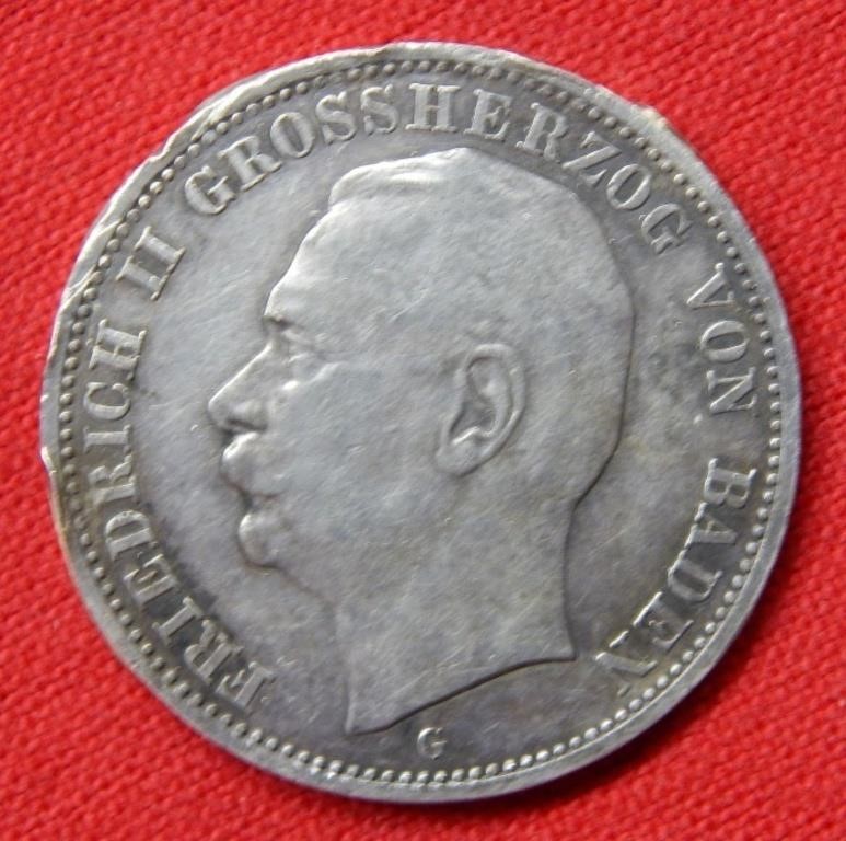1912 German Silver 3 Mark