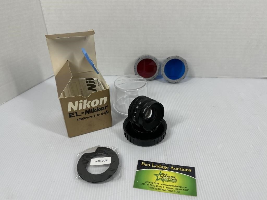 Nikon EL-Nikkor 135mm 1:5.6 lens