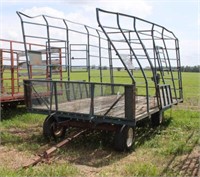 Hay Wagon on Voigt 10 Ton Runing Gear