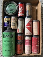 Vintage Repair, Solvent and Seal Advertising.