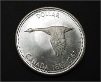 1867-1967 CANADA SILVER DOLLAR COIN