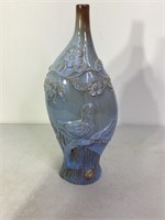 Unusual Pottery Bird Bud Vase