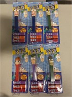 PEZ Candy Collectible 'Phineas&Ferb', Qty. 6