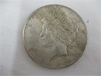 1923 S Peace silver dollar