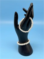 2 Pearl Bracelets