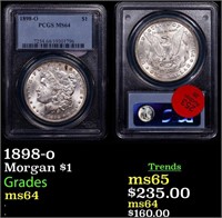 PCGS 1898-o Morgan Dollar $1 Graded ms64 By PCGS