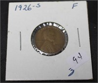 1926 S LINCOLN CENT  F  KEY DATE