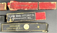 Lot of Vintage Straight Shaving Blades - Henkel +
