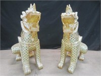 PAIR CHINESE GUARDIAN DOGS