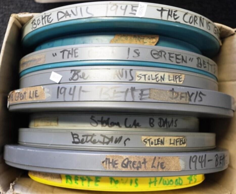 Three 16mm films starring Bette Davis