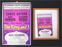 Signed "The King and I" poster