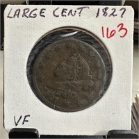 1827 LARGE CENT