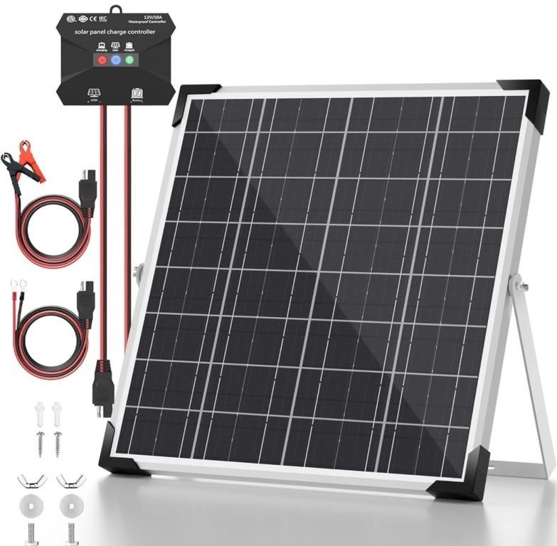 New, Voltset 20W 12V Solar Battery Trickle