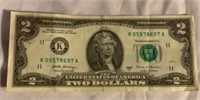 2017A 2 Dollar Bill