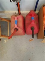Lot of two 5 Gallon Gas Jugs