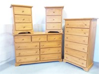 Mako Wood Furniture Inc. Pine Dresser Set