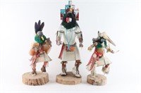 Lot of Three Navajo Kachina Dolls