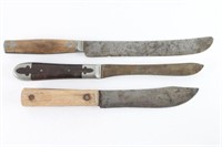 Lot of 3 Antique Trade Knives