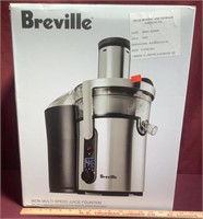 Breville 5 Speed Juice Fountain- Appears New Or
