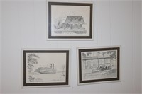 3 Signed Prints of New Orleans by Archie Boyd