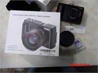 HIGH-DEFINITION DIGITAL VIDEO CAMERA - AS IS