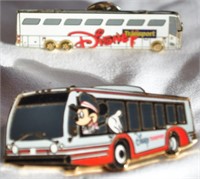 2 Walt Disney World Disney BUS pins EUC