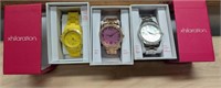 3X XHILARATION WRIST WATCHES