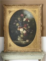 Large Floral Bouquet Oil Painting