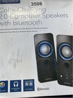 INSIGNIA COLOR CHANGING COMPUTER SPEAKERS