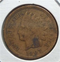 1907 Indian head penny