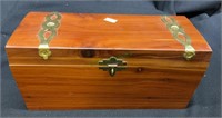 Very nice vintage cedar dresser box chest with