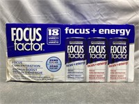 Focus Factor Energy Drink 18 Pack (Missing 1, BB