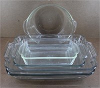 Clear Glass Fire King & Anchor Hocking Dishes