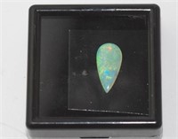 Unset tear drop shaped Australian opal