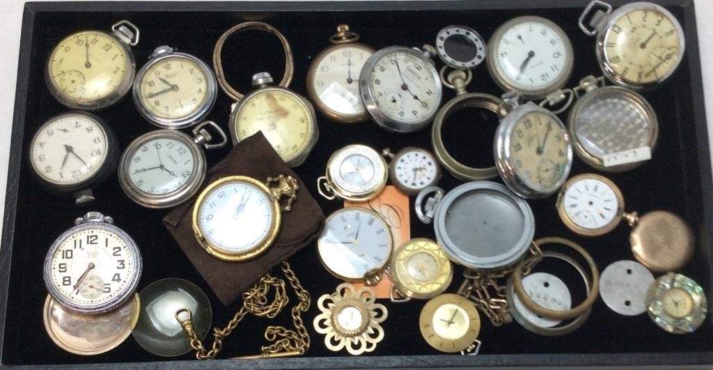 VINTAGE POCKET WATCHES AND PARTS