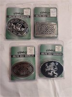 4 Celtic Belt Buckles $100 value