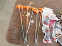 LOT OF DRILL ATTACH AND STAKES