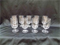 9 Goblet Drinking Glasses