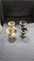 Cast Metal Candle Holders lot of 4