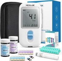 Medilax Ketone & Glucose Kit, 10 Strips