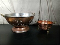 12" & 6" Copper Coated Brass Strainers