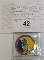 CHALLENGE COIN GIVEN TO SOLDIER IN IRAQ 2007-2008