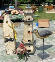 Light House, Game Bird & Buoy