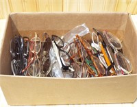 Box of reading glasses. most new some used.
