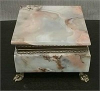 Marble Jewelry Trinket Box