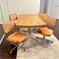 1980s Douglas Furniture Dining Table + Chairs